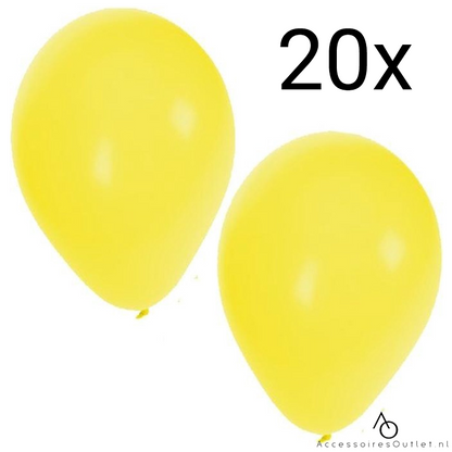 Ballonnen 20 Stuks - Diverse Kleuren 26CM -