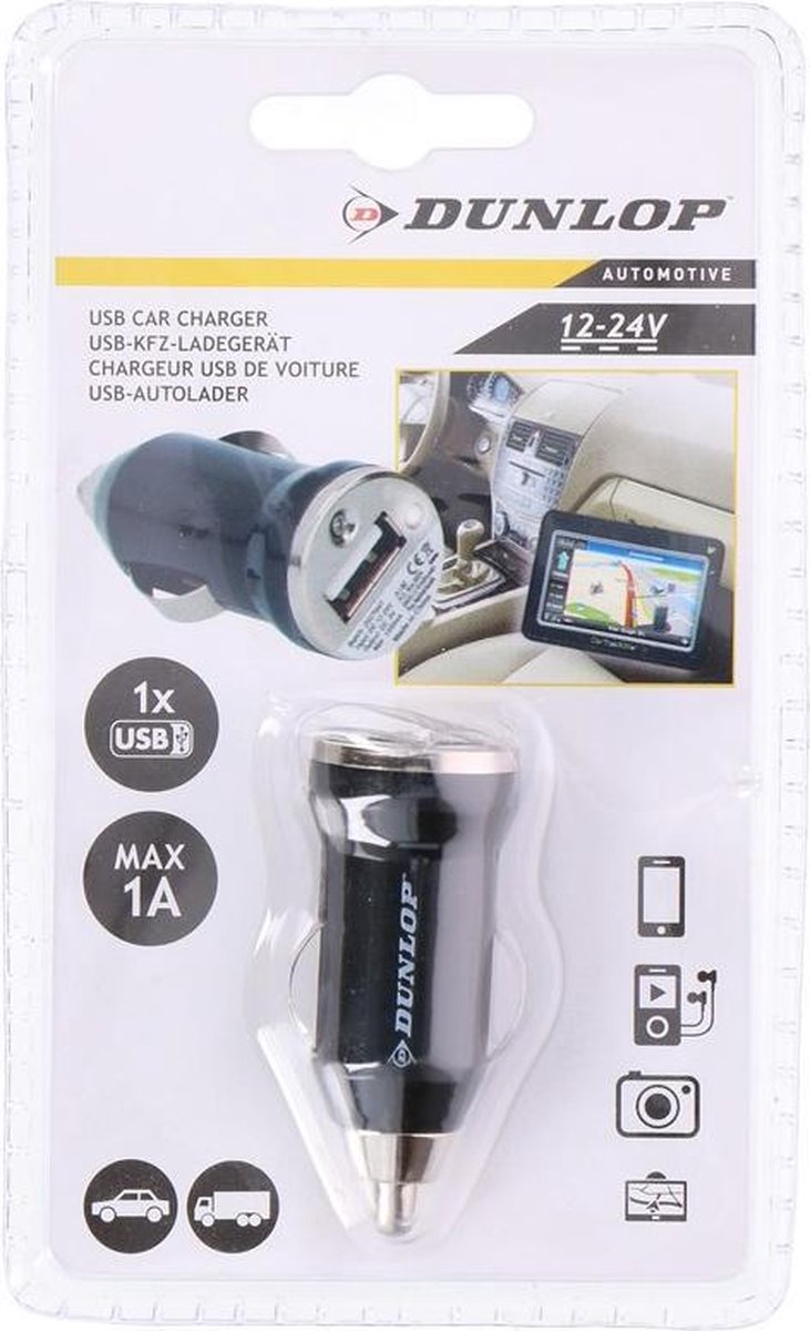 USB Autolader - 1 Poort Basic Dunlop